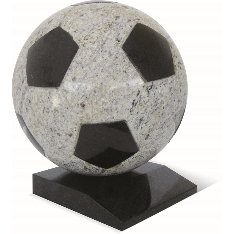 Ballon de football en granit