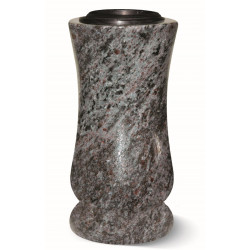 Vase tourné T54 en granit