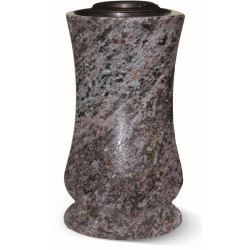 Vase tourné T55 en granit