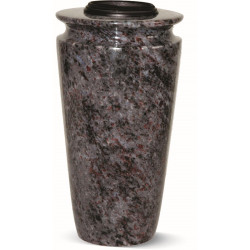 T57 - GEDREHTE VASE AUS GRANIT - Sansone Collection
