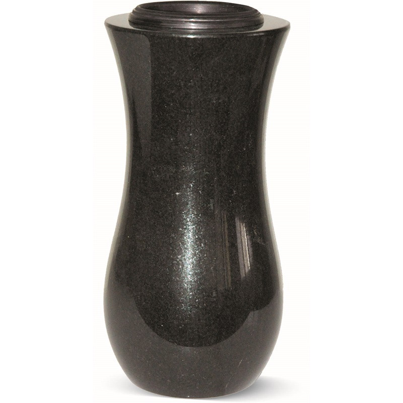 T58 - TURNED GRANITE VASE - Sansone Collection
