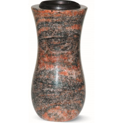 T58 - TURNED GRANITE VASE - Sansone Collection
