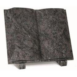 PG09 - AUFGESCHLAGENES BUCH AUS GRANIT HOCHWERTIGE TAFEL -  Sansone Collection