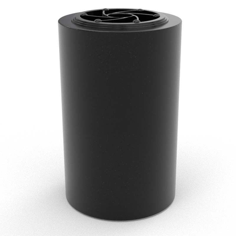 T65 - GEDREHTE VASE AUS GRANIT - Sansone Collection