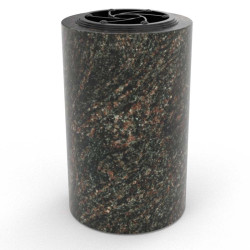T65 - GEDREHTE VASE AUS GRANIT - Sansone Collection
