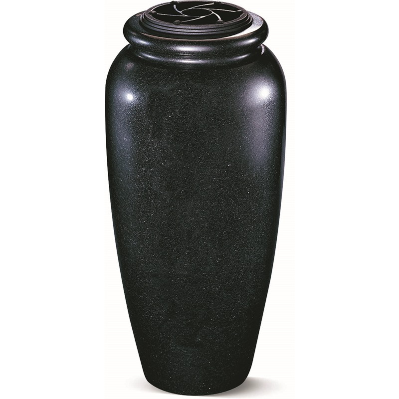 T14 - GEDREHTE VASE AUS GRANIT - Sansone Collection