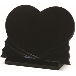 PS0201 - HEART-SHAPED PLAQUE WITH BASE