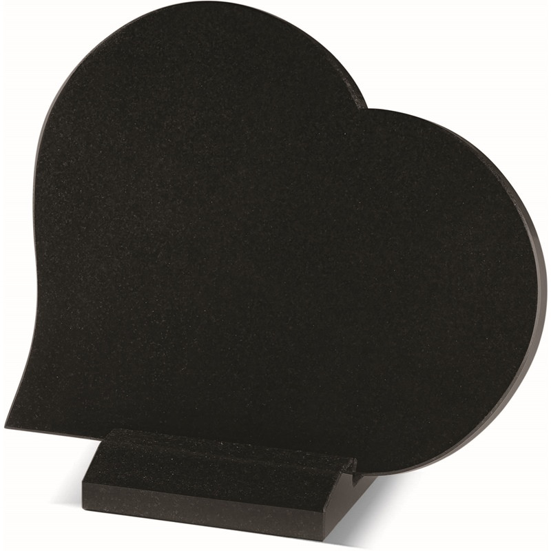 PS0403 - PLAQUE CŒUR SIMPLE AVEC SOCLE - Sansone Collection