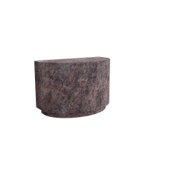 U56D - Urne double en granit - Demi Lune
