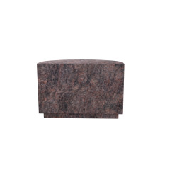 U56D - Urne double en granit - Demi Lune