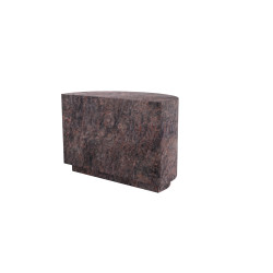 U56D - Urne double en granit - Demi Lune