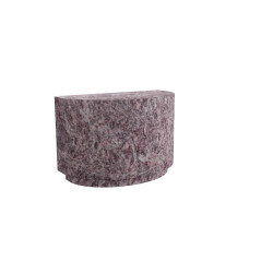 U56D - Urne double en granit - Demi Lune