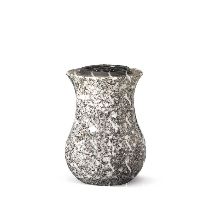 T38 - VASE TOURNÉ EN GRANIT - Sansone Collection